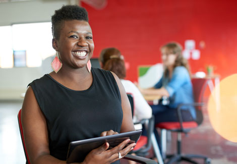 Smiling Business Woman